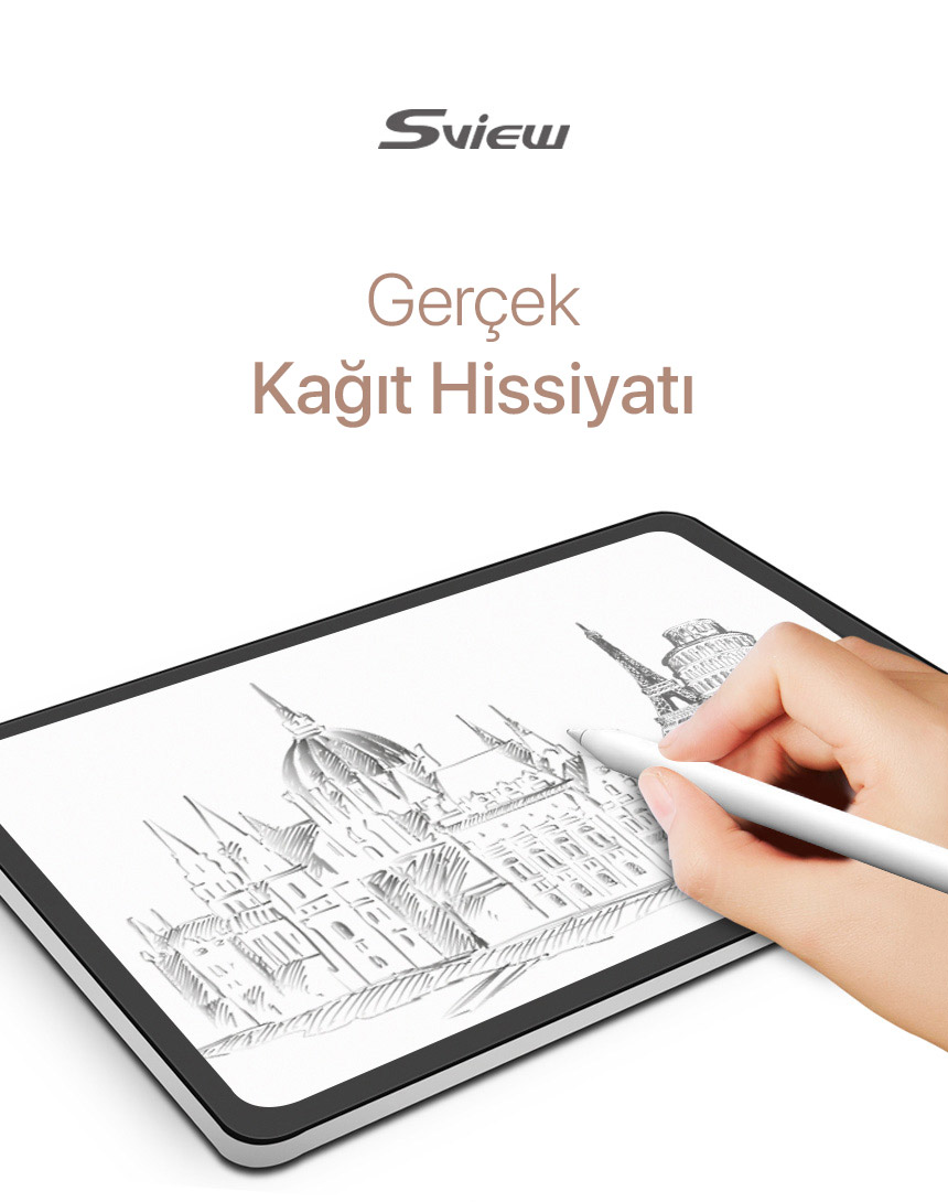 Sview Kağıt Dokulu Ekran Koruyucu