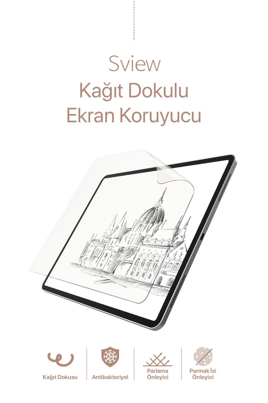 Sview Kağıt Dokulu Ekran Koruyucu