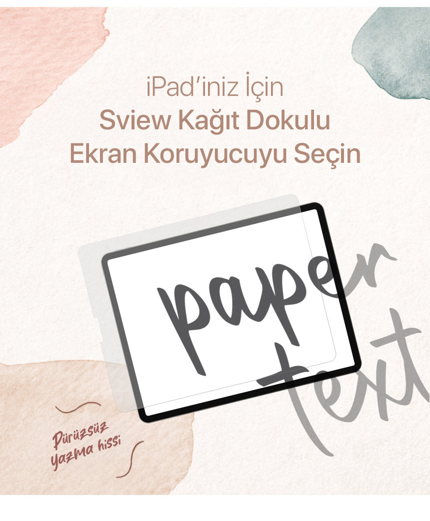 Sview Kağıt Dokulu Ekran Koruyucu