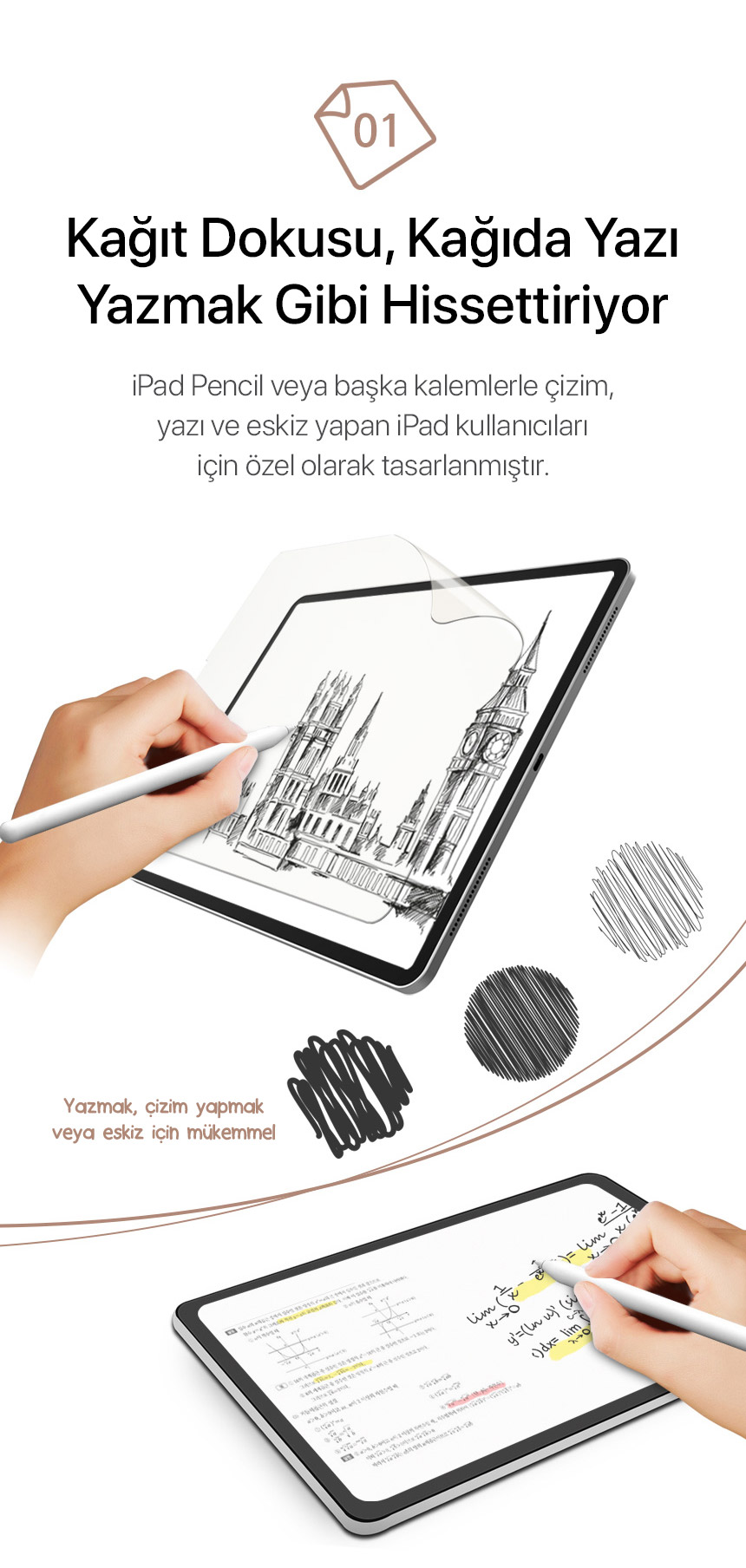 Sview Kağıt Dokulu Ekran Koruyucu