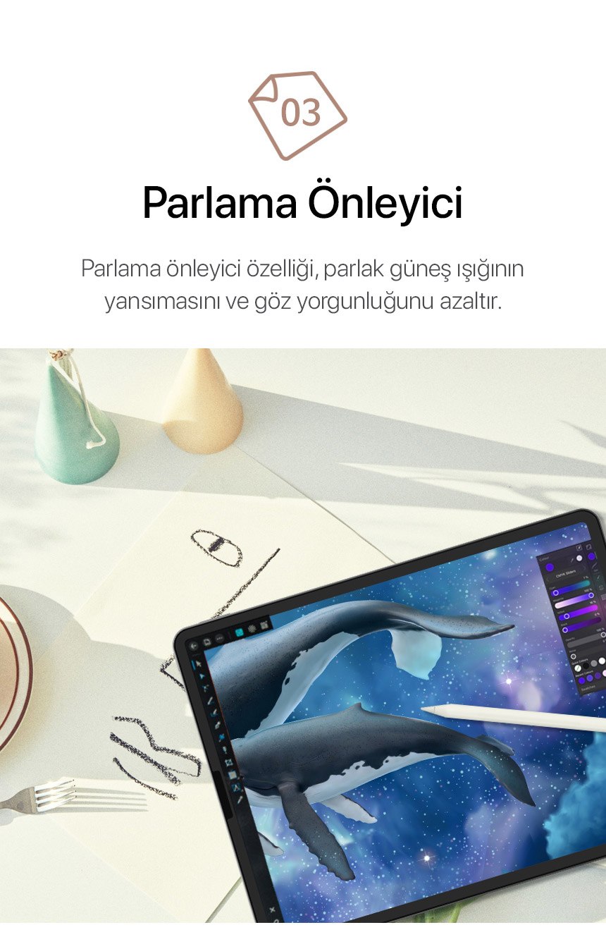 Sview Kağıt Dokulu Ekran Koruyucu